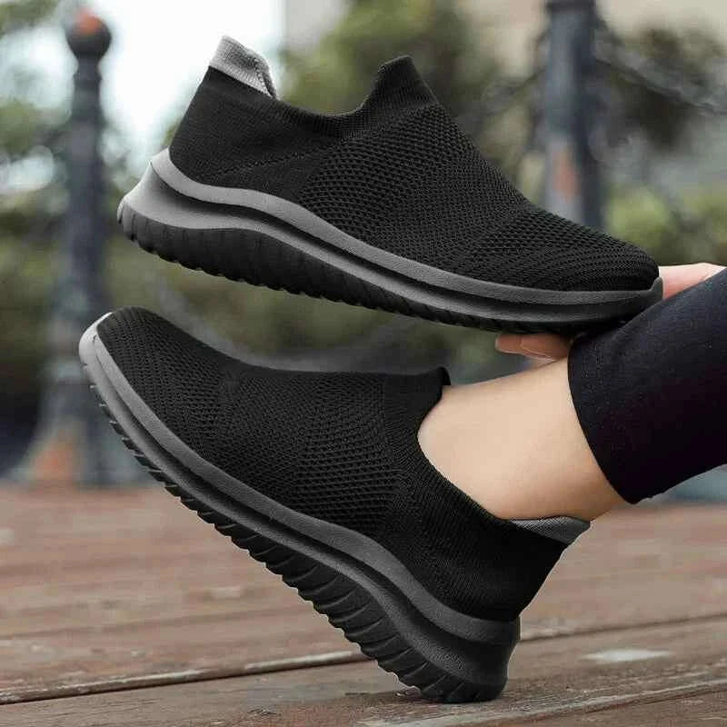 Unisex Lightweight Slip-On Sneakers – Ideal Running & Walking Shoes