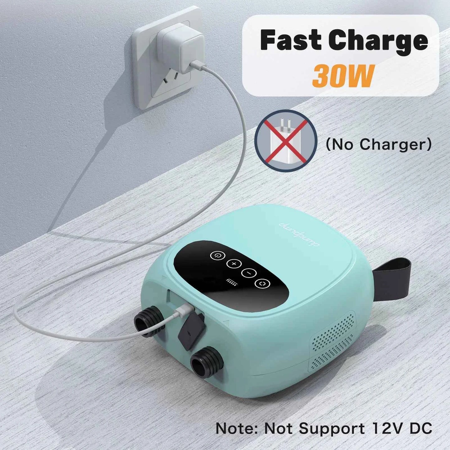 Electric SUP Pump 20PSI - dwndpump 38.48Wh Battery Inflatable Paddle Board, Kayak & Surf Board Inflation/Deflation