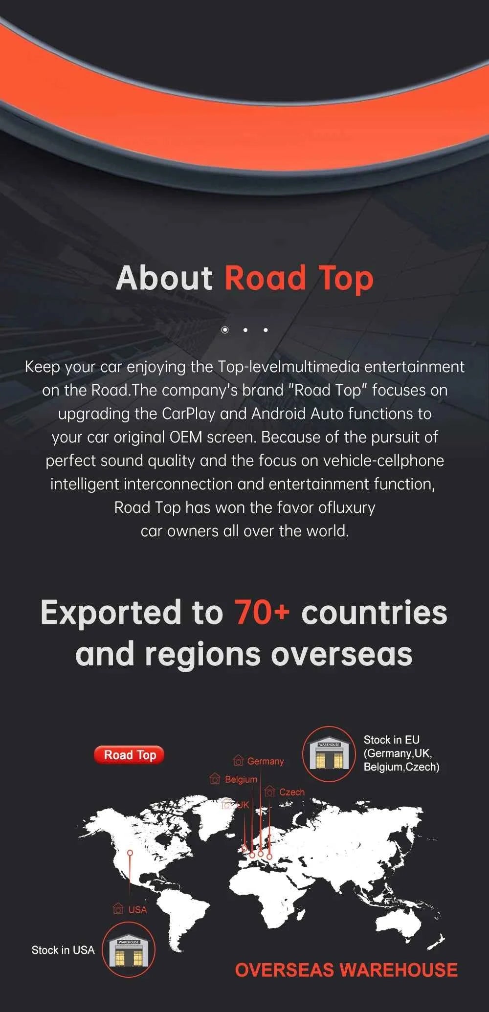 RoadTop Wireless CarPlay Display for Mercedes-Benz CLA GLA A Class W176 2016-2018 NTG5.0 TouchScreen