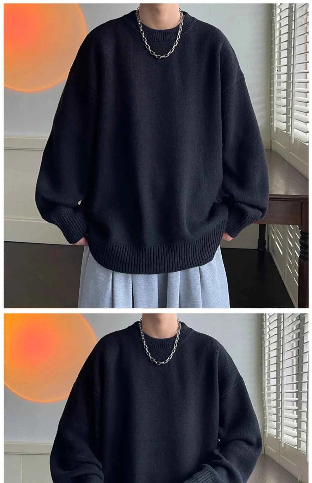 Men's Autumn Winter Loose Sweater