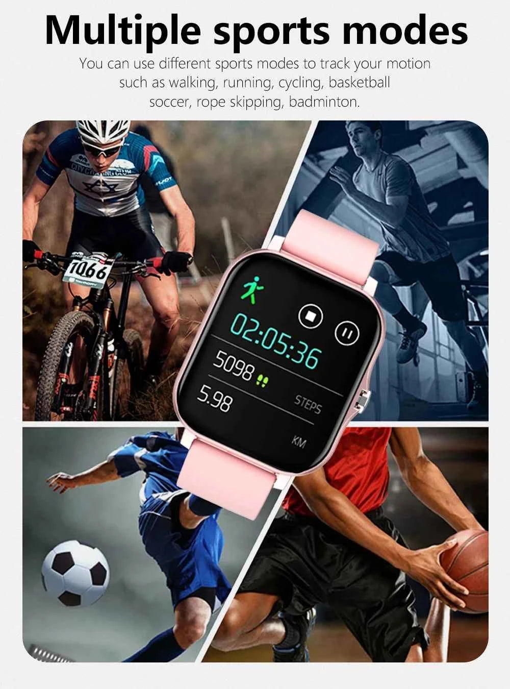 2025New Upgrad Smart Watch For Men Women 1.83Inch Full Touch Display BT Call Sports Monitoring SmartWatch For Android&IOS Phone