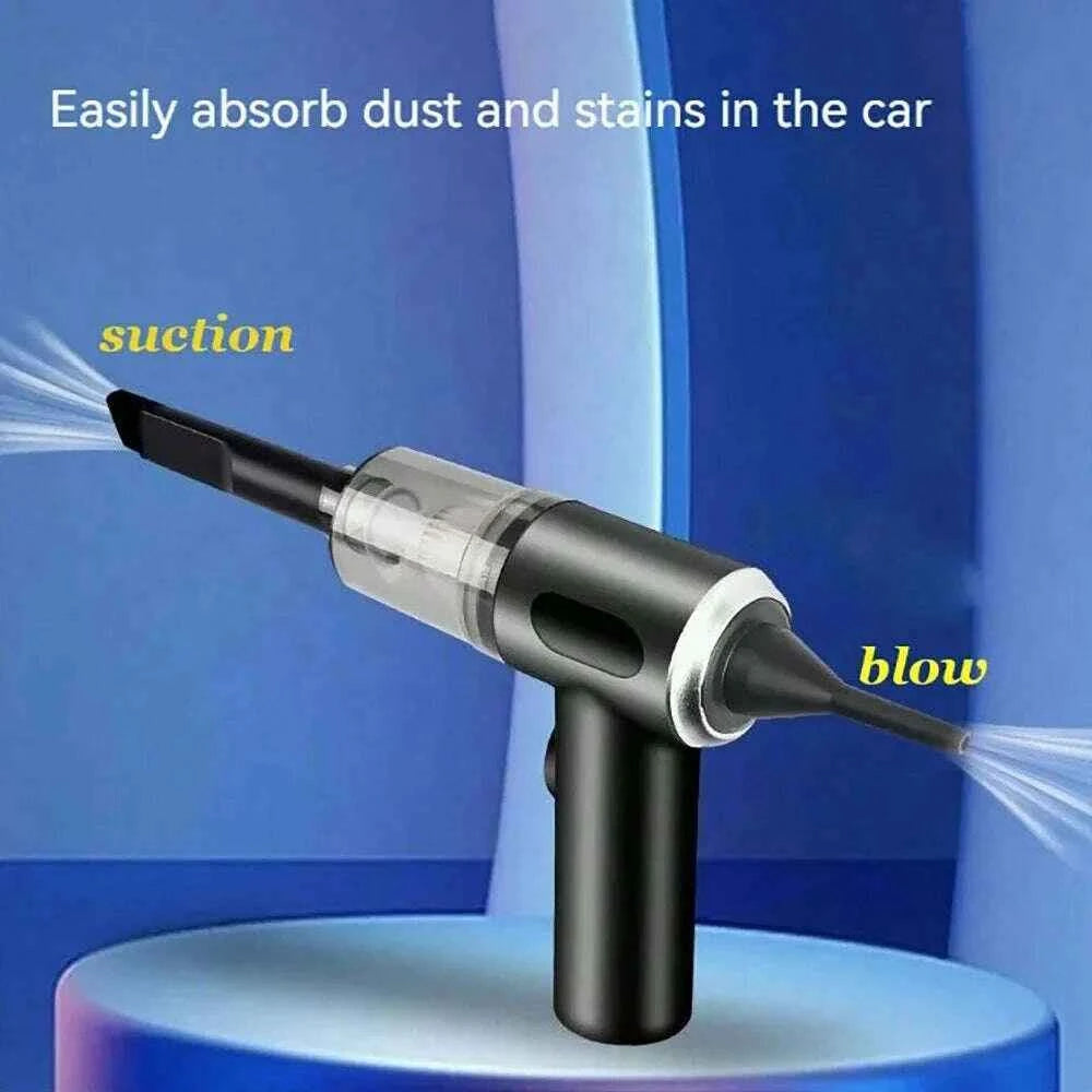 3 In 1 Vacuum Cleaner - Integrated Suction and Blowing Mini Vacuum for Car and Home with USB Charging