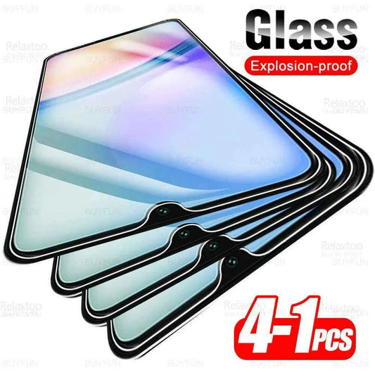 Full Cover Tempered Glass Screen Protector for Samsung Galaxy A05s A05 A15 A25 A35 A55 5G A06 A16 A26 A36 A56 HD - Full Cover Tempered Glass Samsung Galaxy
