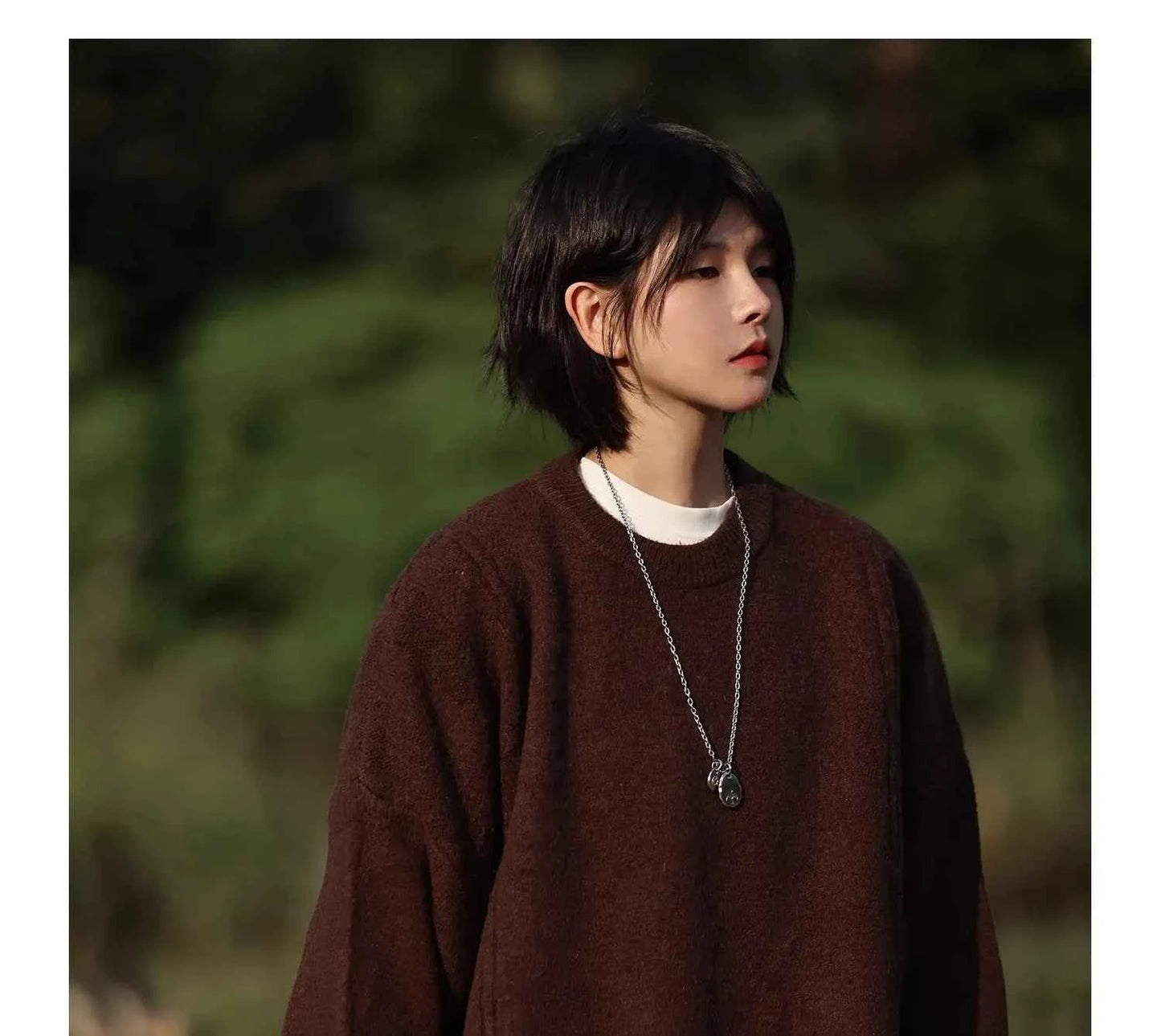 Korean Style Pure Color Knitted Sweater Women's Basic Casual Warm Top Autumn Winter New Arrival round Neck Full Sleeve