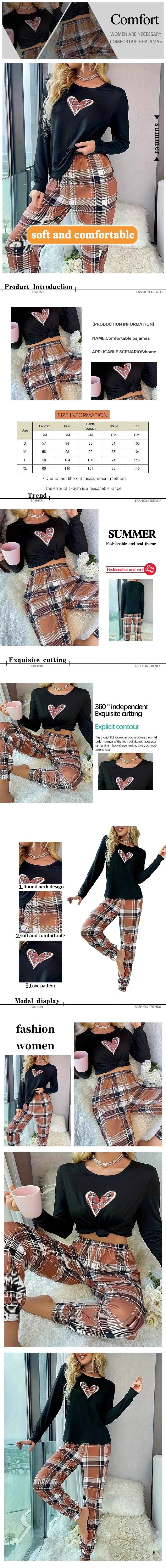 New Leisure Home Women's Printed Pajama Set