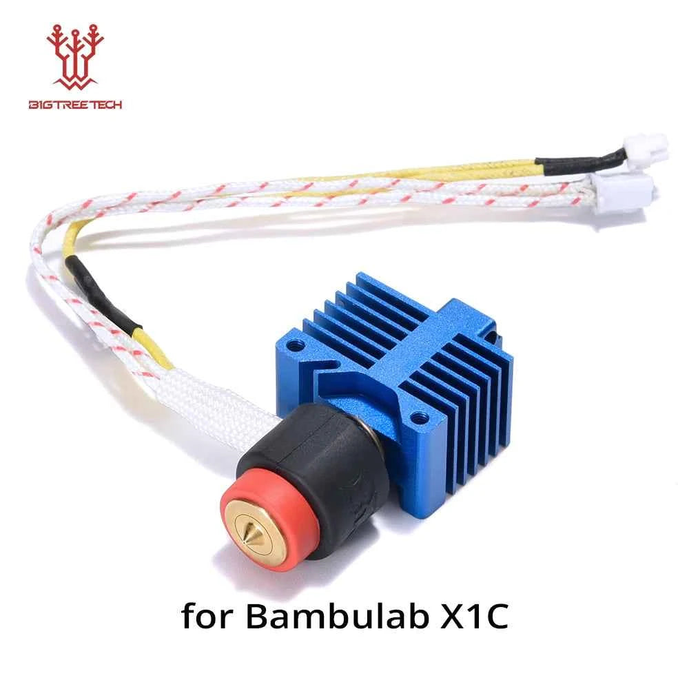 BIGTREETECH Panda Hotend Nozzle P1 X1 for E3D Brass V6 with High Flow 60W Ceramic Heater Compatibility X1 Series Hotend