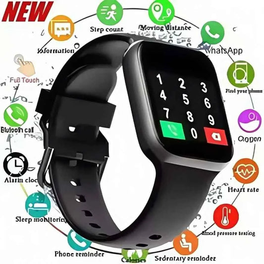 Multifunction Smart Watch For Men Women Kids Bluetooth Calls, Heart Rate & SpO2 Monitor, Sleep Tracking | Step Counter
