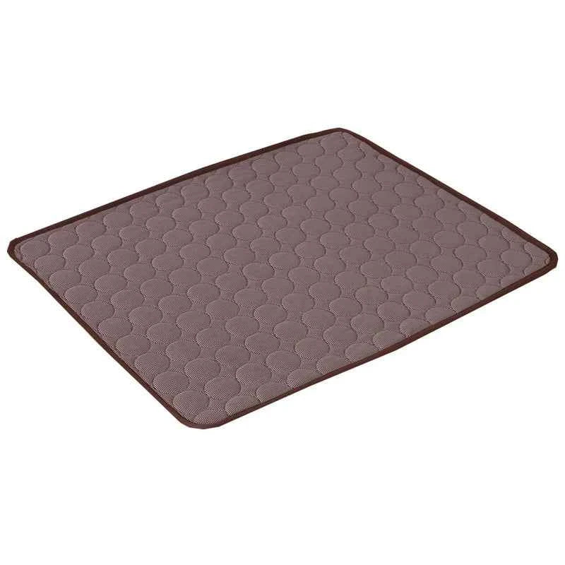 Dog Cooling Mat Summer Pet Cold Bed Extra Large For Small Big Dogs Pet Accessories Cat Durable Blanket Sofa Cat Ice Pad Blanket Coffee CHINA