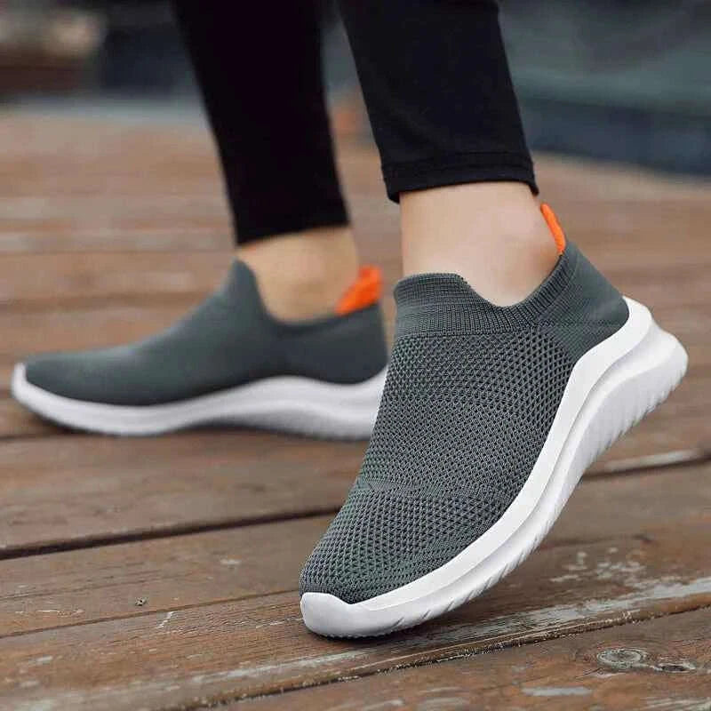 Unisex Lightweight Slip-On Sneakers – Ideal Running & Walking Shoes