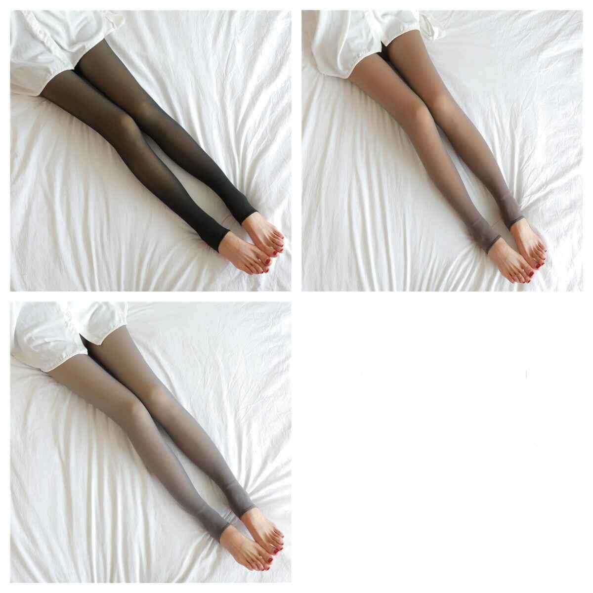 Thermal Winter Tights - Plus Size Fleece-Lined Leggings for Ultimate Comfort 3pcs set footstep