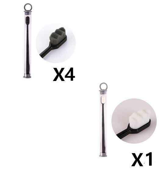 Ultra-Soft Toothbrush for Deep Cleaning and Travel Convenience 5pcs Wavy Set12