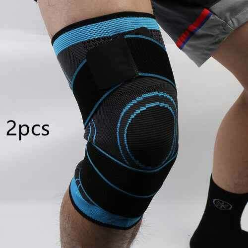 3D Knee Pad for Sports - Ultimate Protection and Comfort Lake blue XXXL 2PC