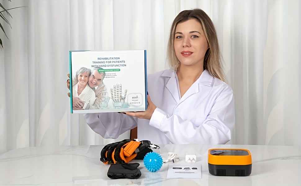 Rehabilitation Robot Gloves for Improved Hand Recovery and Finger Training with USB Charging and Power Adjustment