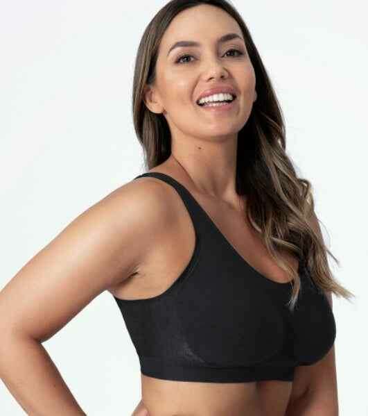 Plus-Size Shaper Bra - Seamless Comfort and Lift for Sizes S–3XL Black