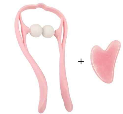 Plastic Trigger Point Massage Roller for Neck & Shoulder Relief Set1