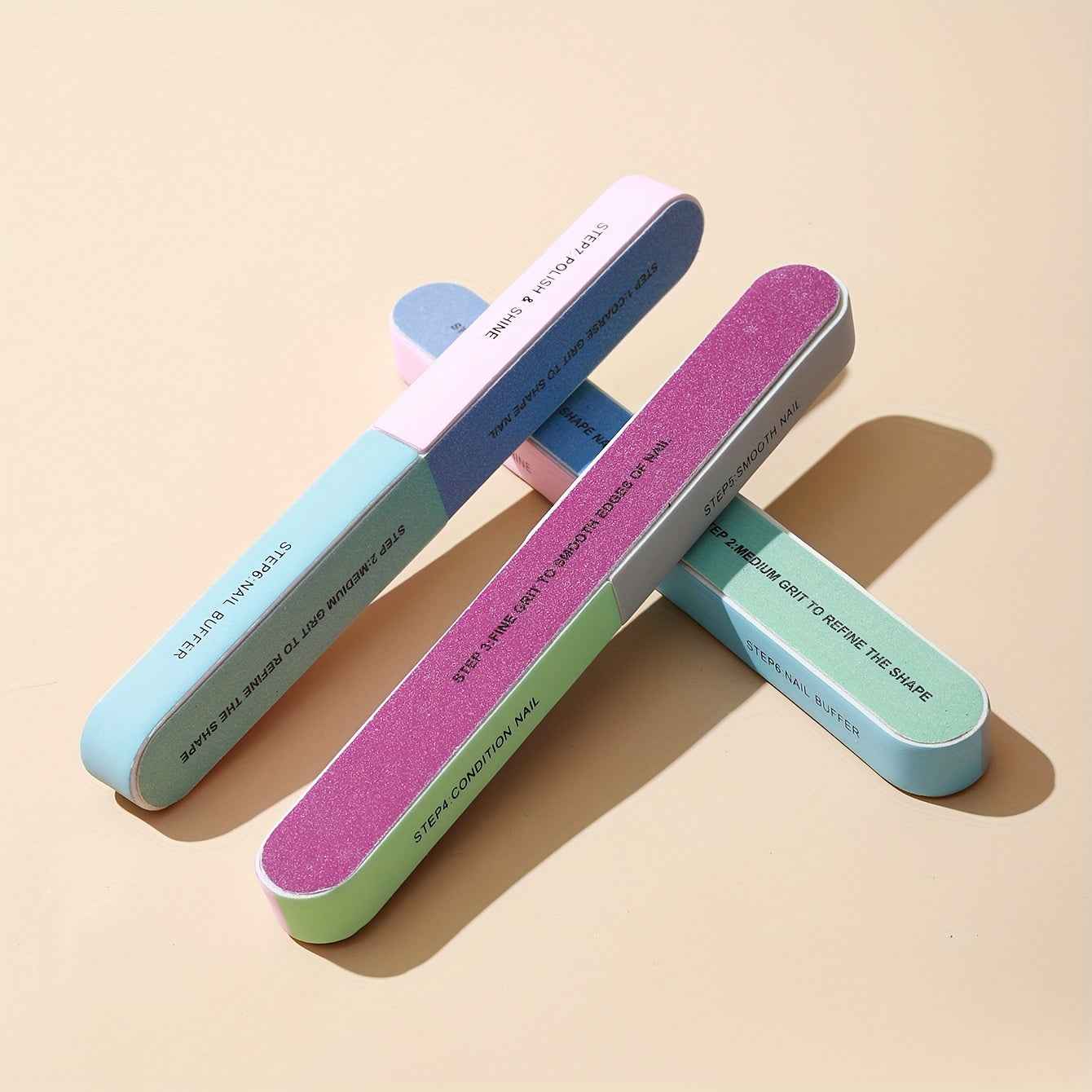 7 Sides Nail Polish Tool - Easy Manicure and Pedicure Cuticle Strip for Clean Cuts