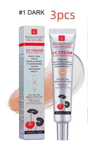 CC Cream Waterproof Makeup – Moisturizing and Long-Lasting Formula 1 Dark 3PCS