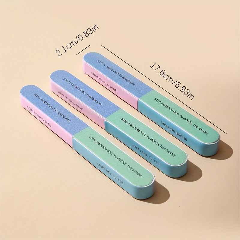 7 Sides Nail Polish Tool - Easy Manicure and Pedicure Cuticle Strip for Clean Cuts